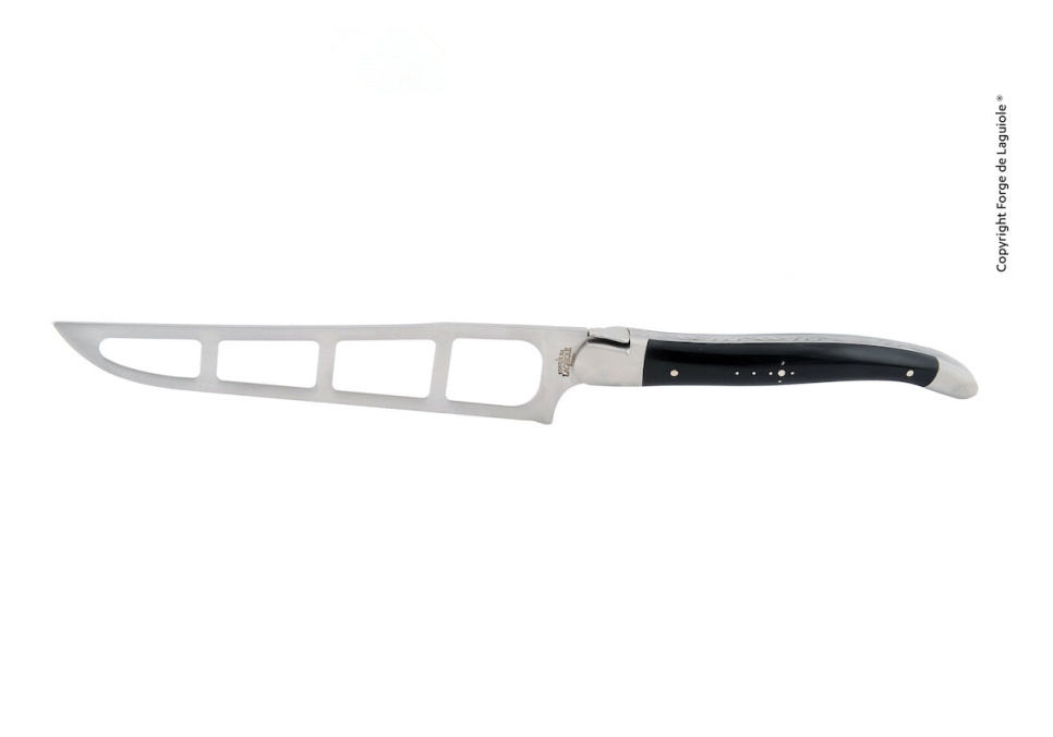 Couteau à fromage, manche en ébène, poli, R. Barthélemy - Forge de Laguiole dans le groupe Cuisine / Couteaux de cuisine / Couteaux à fromage l\'adresse The Kitchen Lab (1446-32876)