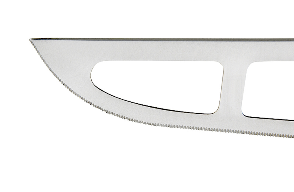 Couteau à fromage, manche en ébène, poli, R. Barthélemy - Forge de Laguiole
