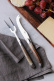 Service à fromage, manche en corne brillante, poli, Tradition - Forge de Laguiole