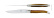 Deux couteaux, manche Pistage, poli, Tradition - Forge de Laguiole