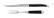 Set à sculpter 17 cm, manche en ébène, poli, Tradition - Forge de Laguiole