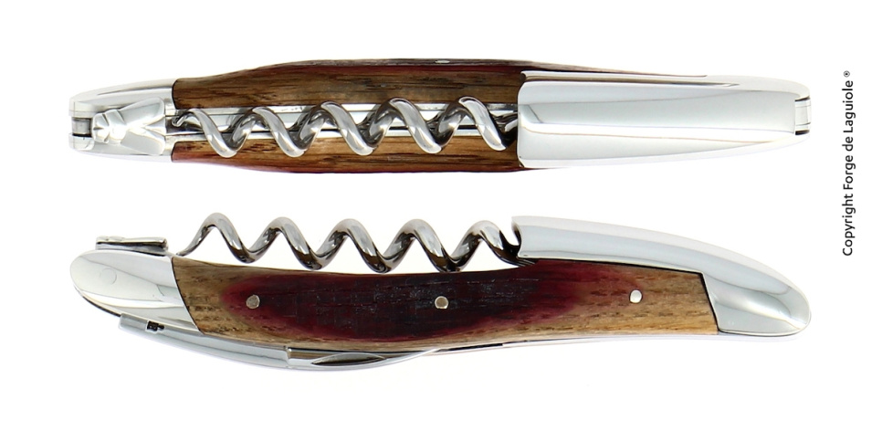 Couteau de sommelier en bois de chêne, poli, Tradition - Forge de Laguiole dans le groupe Cocktails et Vin / Accessoires pour le vin / Couteaux de sommelier et ouvre-bouteilles l\'adresse The Kitchen Lab (1446-32974)