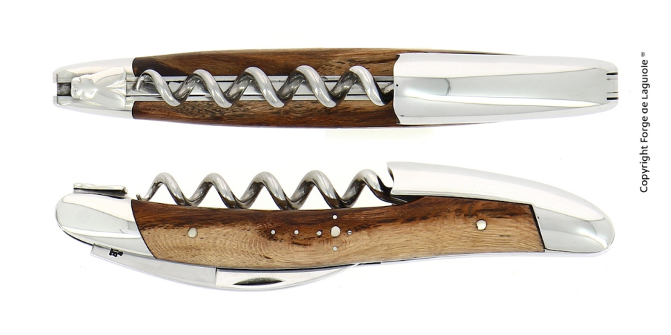 Couteau de sommelier en bois de vigne, poli, Tradition - Forge de Laguiole dans le groupe Cocktails et Vin / Accessoires pour le vin / Couteaux de sommelier et ouvre-bouteilles l\'adresse The Kitchen Lab (1446-32976)