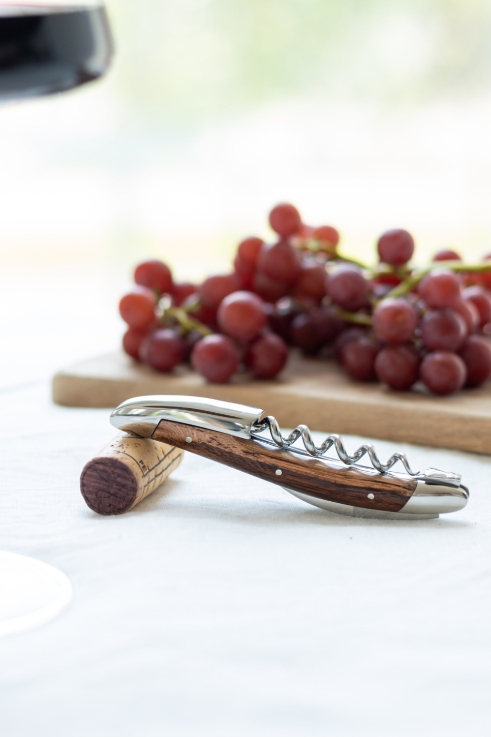 Couteau de sommelier en bois de vigne, poli, Tradition - Forge de Laguiole