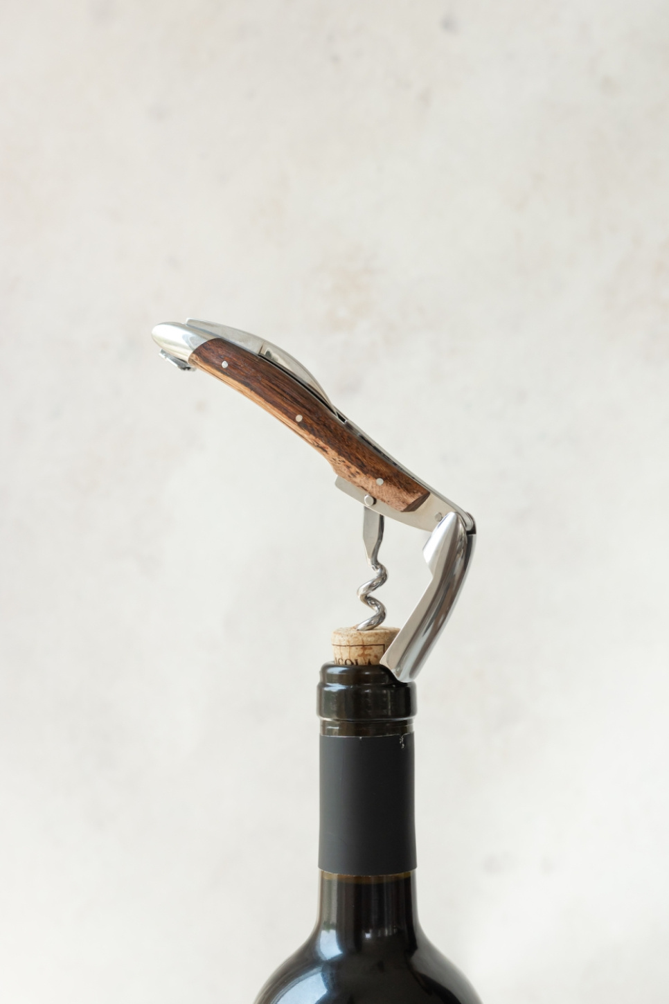 Couteau de sommelier en bois de vigne, poli, Tradition - Forge de Laguiole