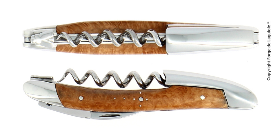 Couteau de sommelier en bois, brillant, Tradition - Forge de Laguiole dans le groupe Cocktails et Vin / Accessoires pour le vin / Couteaux de sommelier et ouvre-bouteilles l\'adresse The Kitchen Lab (1446-32978)
