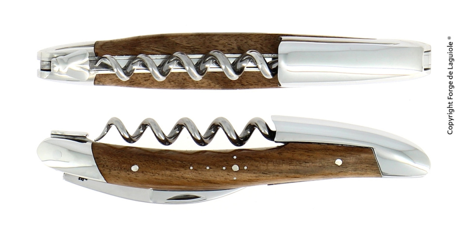 Couteau sommelier en noyer, poli, Tradition - Forge de Laguiole dans le groupe Cocktails et Vin / Accessoires pour le vin / Couteaux de sommelier et ouvre-bouteilles l\'adresse The Kitchen Lab (1446-32981)