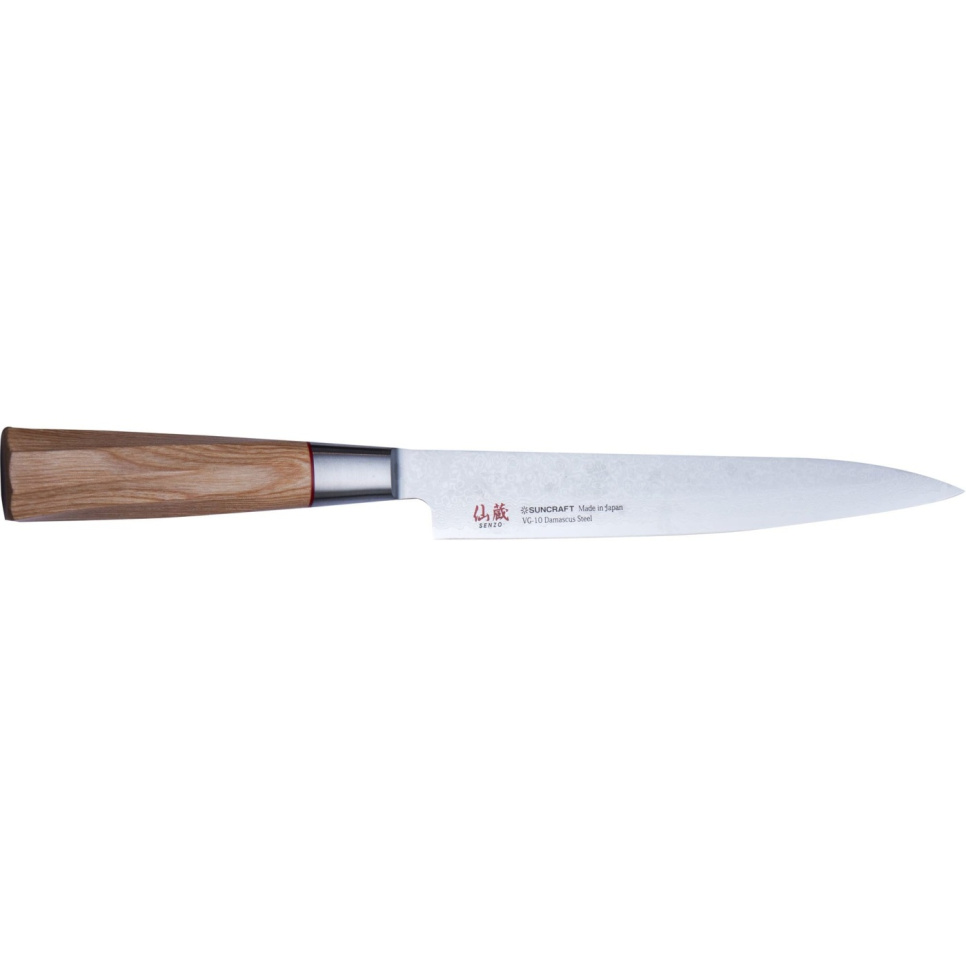 Yanagiba, couteau à sashimi, 21 cm - Suncraft Swirl dans le groupe Cuisine / Couteaux de cuisine / Couteaux à sashimi l\'adresse The Kitchen Lab (1450-25153)