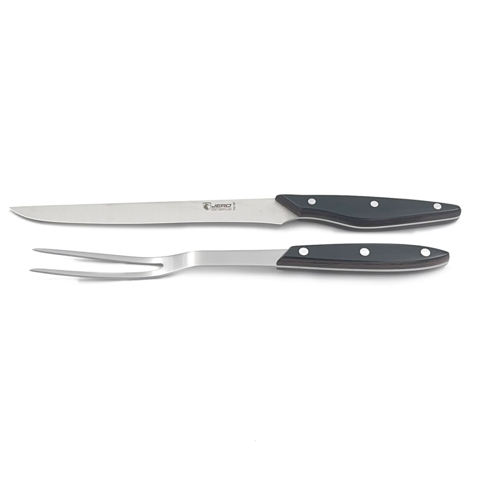 Set à découper Fourchette et couteau - Jero dans le groupe Cuisine / Couteaux de cuisine / Couteaux à trancher l\'adresse The Kitchen Lab (1450-28337)