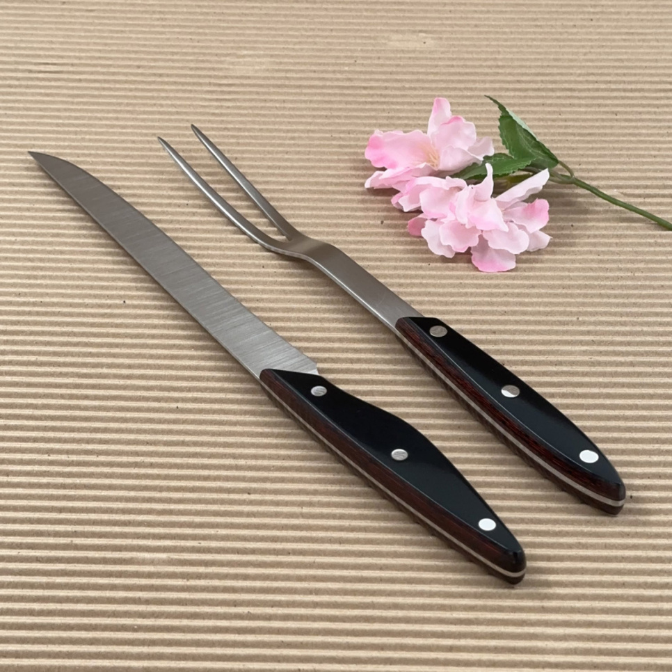 Set à découper Fourchette et couteau - Mise en place