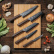 Santoku 16,7 cm, Senzo Retro - Suncraft