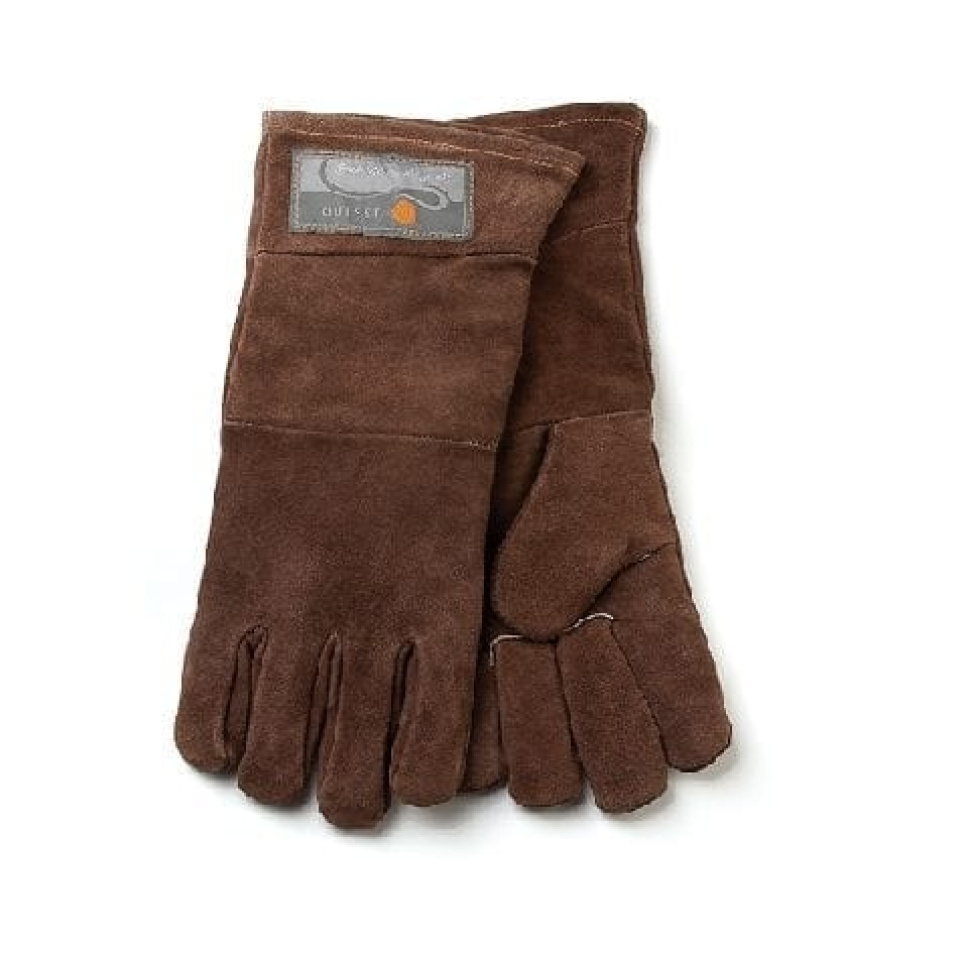 Gants pour barbecue en cuir, pack de 2 dans le groupe Cuisine / Habits de cuisine / Repose-plats et gants de barbecue l\'adresse The Kitchen Lab (1451-12771)