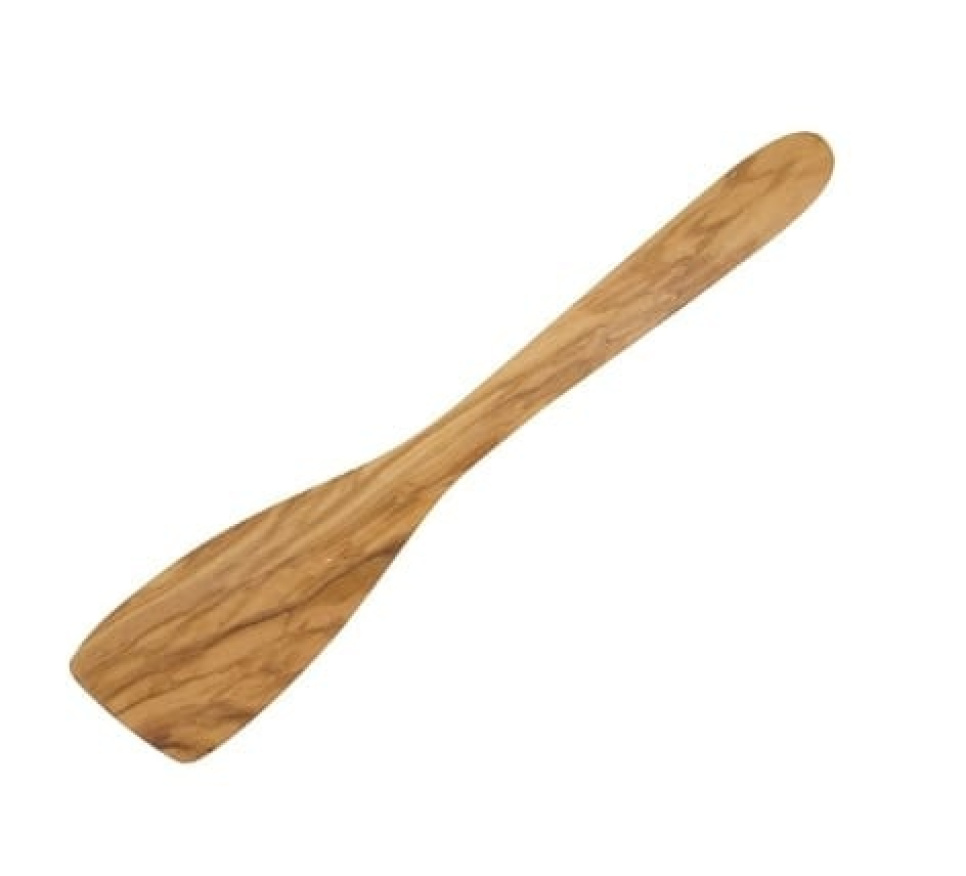 Poêle, bois d\'olivier, 30 cm - Scanwood dans le groupe Cuisine / Ustensiles de cuisine / Spatules et grattoirs l\'adresse The Kitchen Lab (1451-13283)
