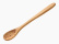 Petite cuillère en bois avec trou, 21 cm - Scanwood