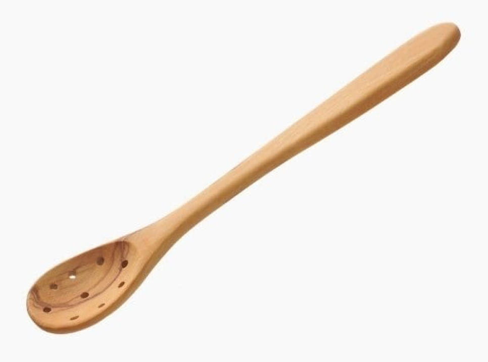 Petite cuillère en bois avec trou, 21 cm - Scanwood dans le groupe Cuisine / Ustensiles de cuisine / Louches et cuillères l\'adresse The Kitchen Lab (1451-20227)