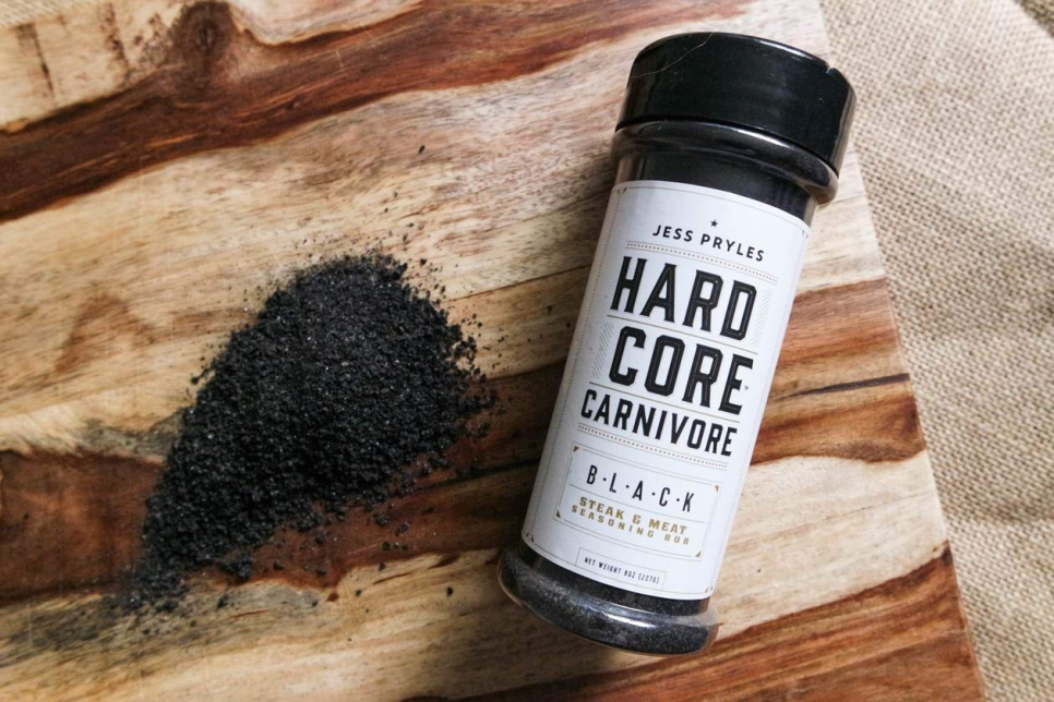 Hardcore Carnivore Black, frotter pour boeuf/rôti/BBQ, 369 g - Jess Pryles
