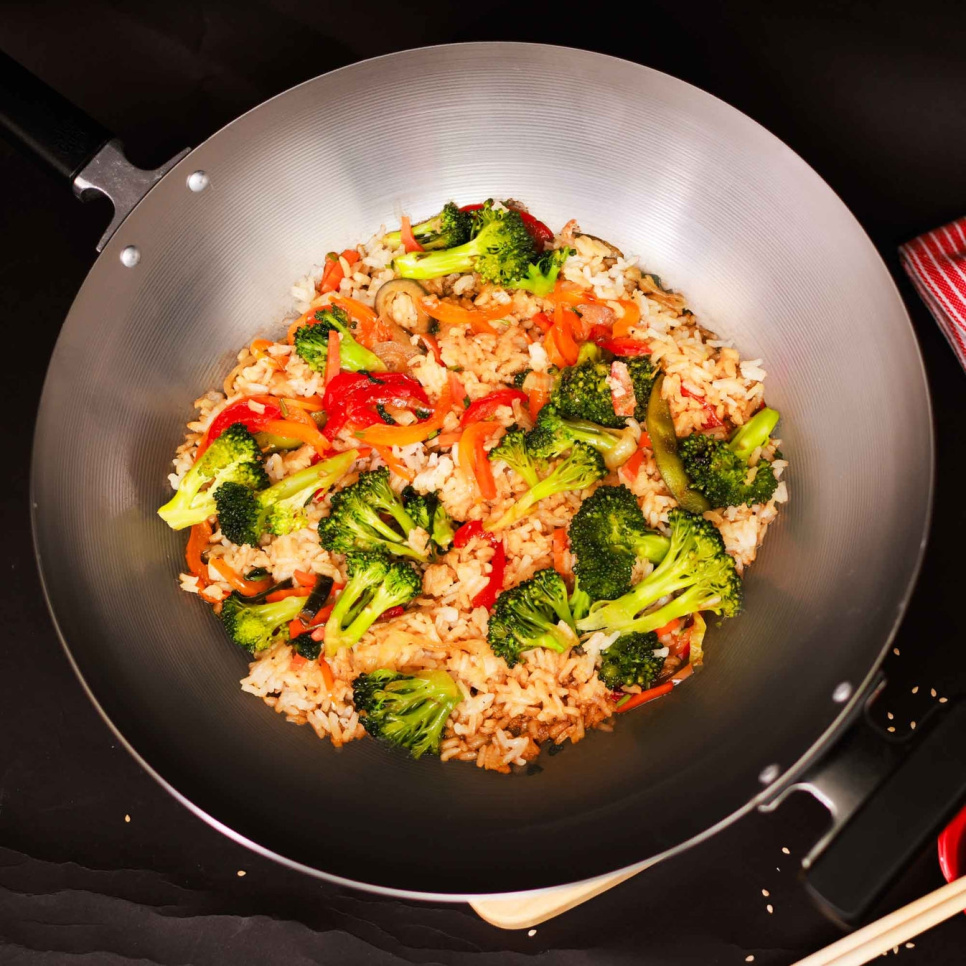 Wok en acier au carbone, 30 cm - Joyce Chen