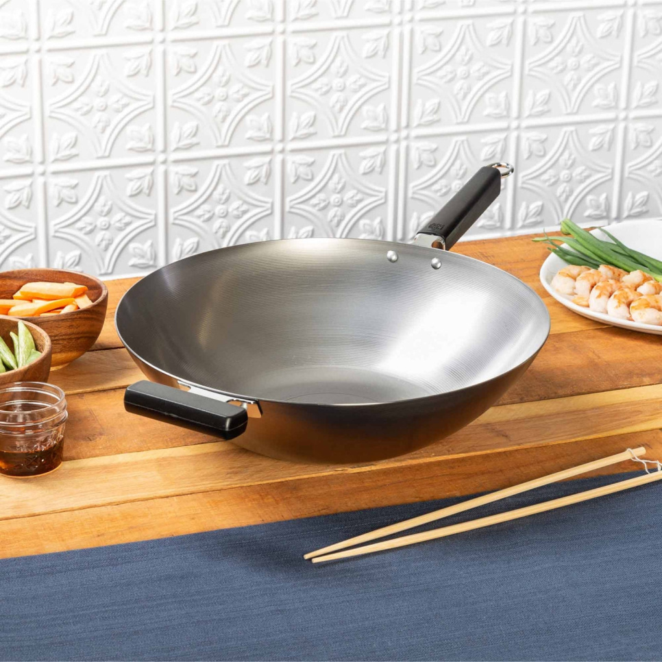 Wok en acier au carbone, 30 cm - Joyce Chen