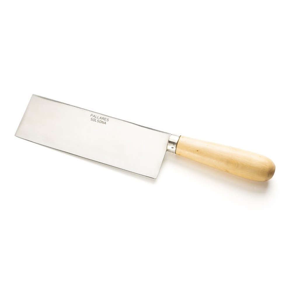 Nakiri en acier au carbone, 18 cm - Pallarès dans le groupe Cuisine / Couteaux de cuisine / Couteaux à légumes l\'adresse The Kitchen Lab (1451-35490)