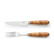 Couteau et fourchette manche en bois d\'olivier, lot de 2 - Pallarès