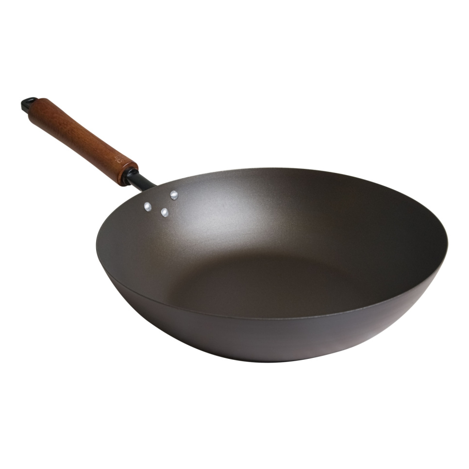Poêle Stir Fry en acier au carbone, culottée - Joyce Chen dans le groupe Cuisine / Ustensiles de cuisine / Cuisine asiatique l\'adresse The Kitchen Lab (1451-35657)