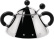 Sucrier avec cuillère, acier/noir - Alessi