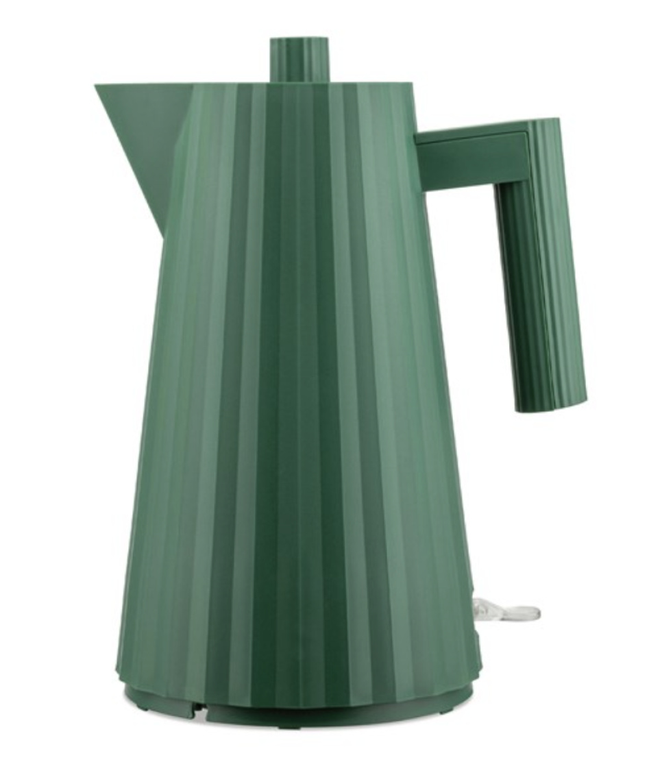 Bouilloire, plissé, vert - 1,7 litres - Alessi dans le groupe Électroménager / Réchauffer et cuire / Bouilloires l\'adresse The Kitchen Lab (1466-27519)
