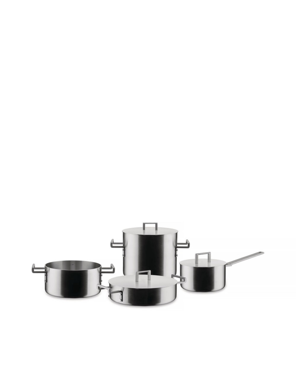 Set de casseroles 7 pièces, Convivio - Alessi dans le groupe Cuisine / Casseroles et poêles / Poêles l\'adresse The Kitchen Lab (1466-31397)