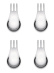Moscardino, Couverts pour Snacks, Tapas et Aperitivo, 4 pièces - Alessi
