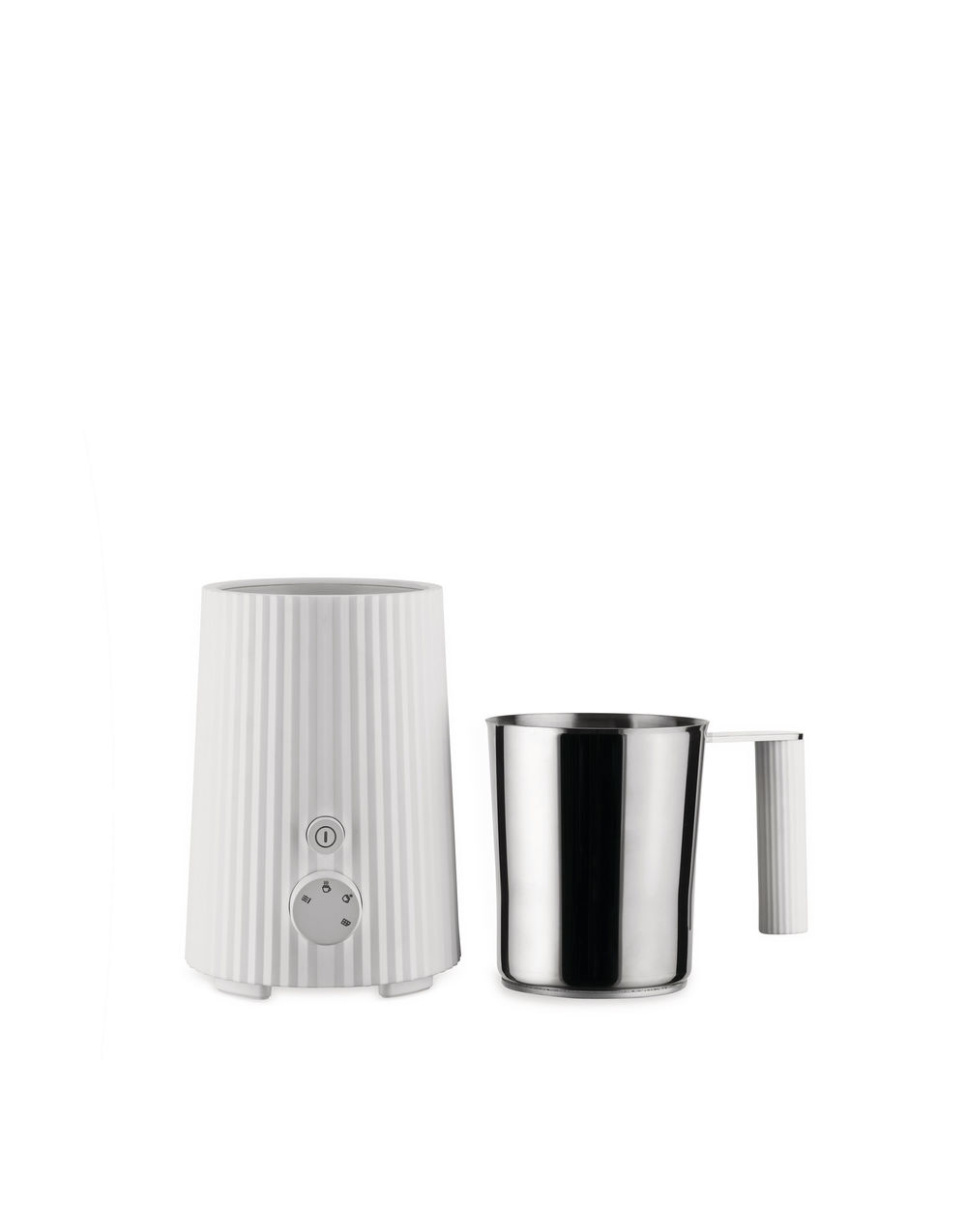 Mousseur à lait, Plissé, Blanc - Alessi