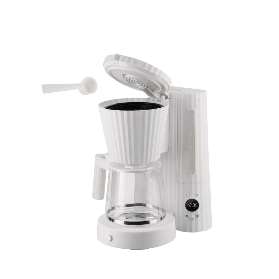 Cafetière, Plissé - Alessi - Blanc