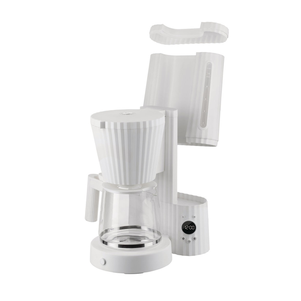 Cafetière, Plissé - Alessi - Blanc