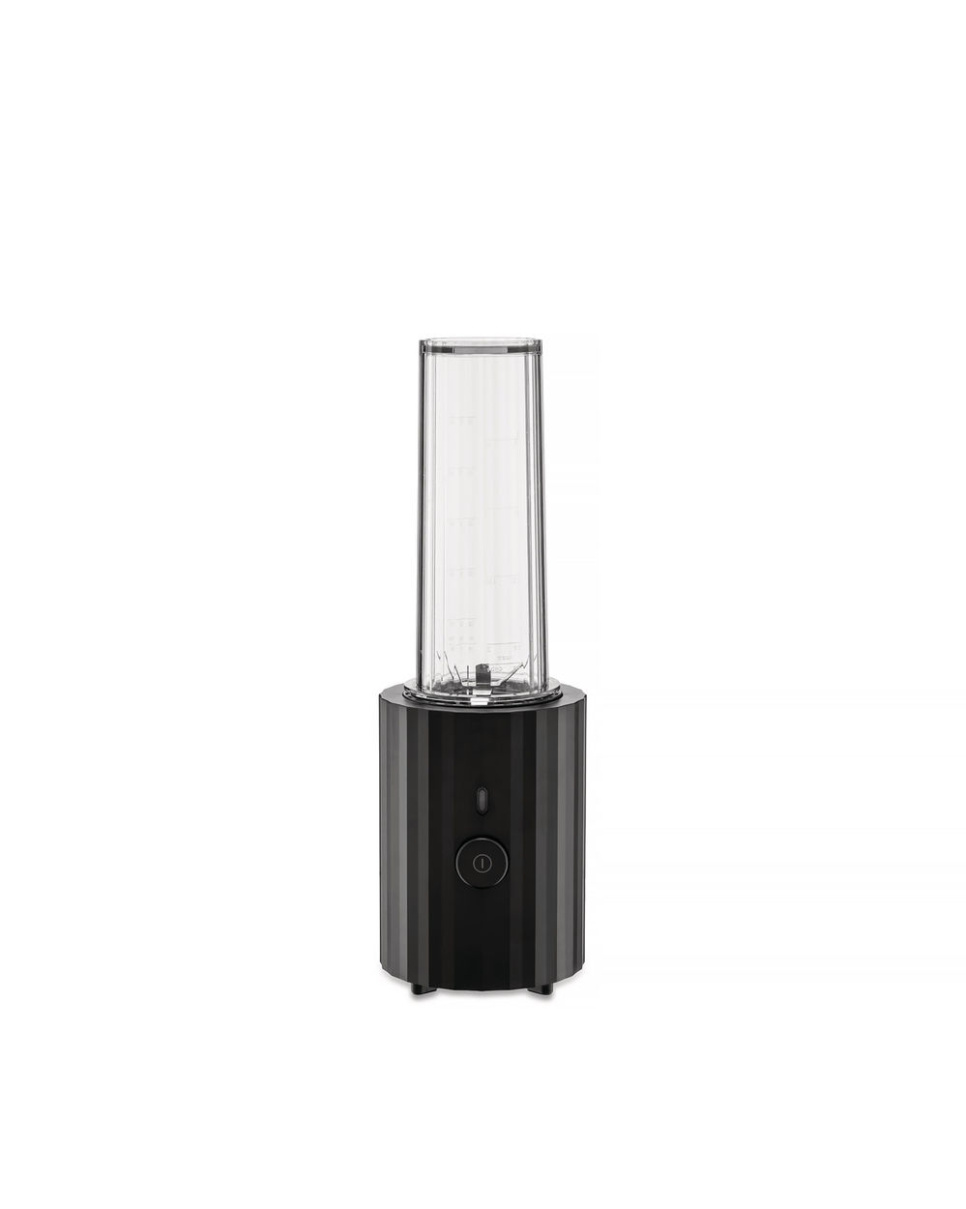 Blender / Mini Mixeur Personnel, Plissé, Noir - Alessi
