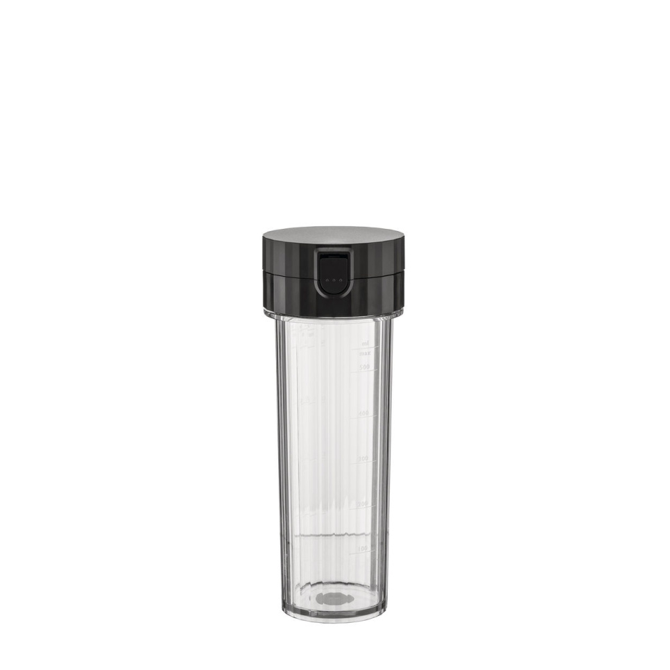 Bouteille supplémentaire pour mixeur personnel, Plissé, Noir - Alessi dans le groupe Électroménager / Mixer et hacher / Mixeurs l\'adresse The Kitchen Lab (1466-31441)