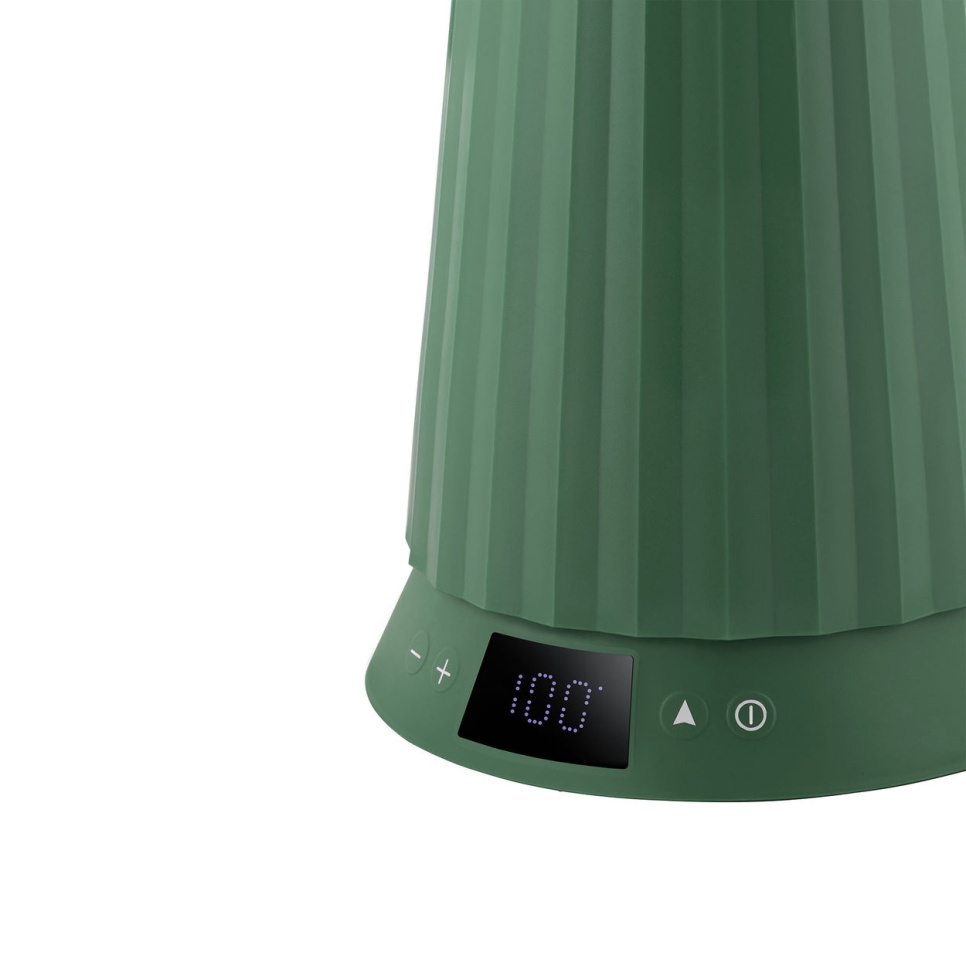 Bouilloire avec contrôle de la température, Plissé, Vert - Alessi