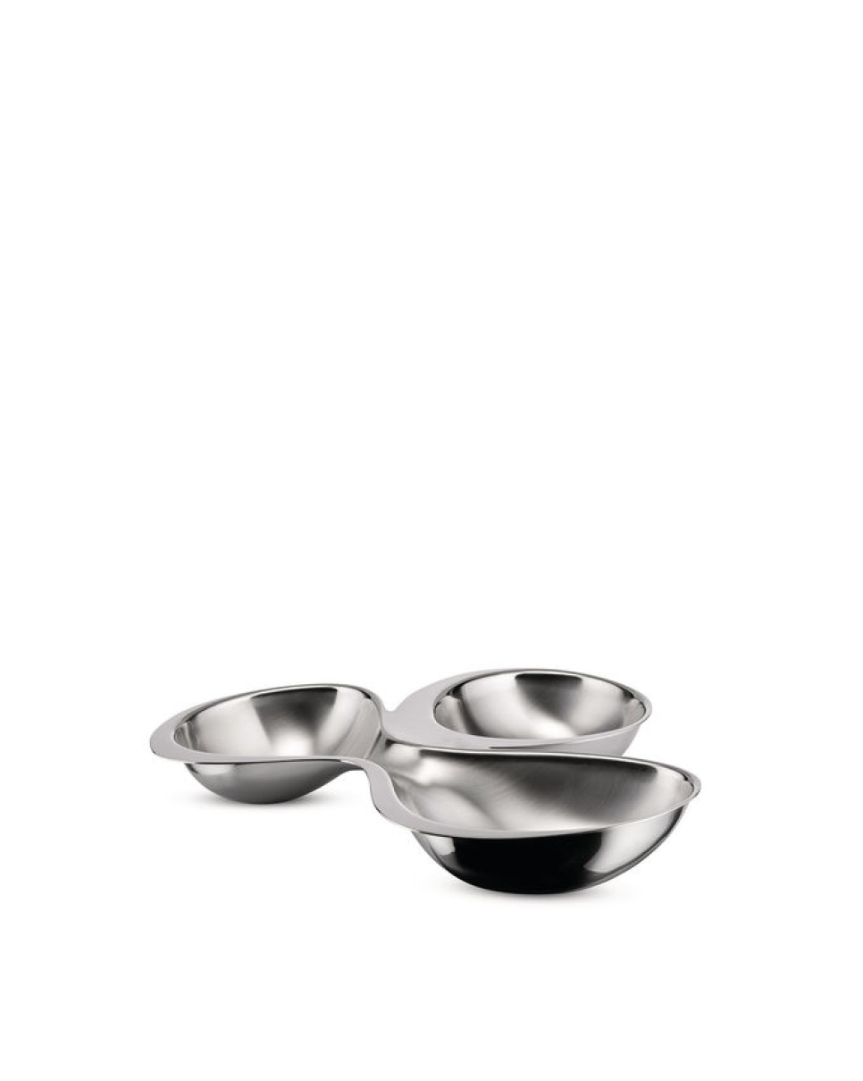 Plat à snacks en acier inoxydable, Babyboop - Alessi dans le groupe Arts de la table / Assiettes, Bols et Plats / De la graisse l\'adresse The Kitchen Lab (1466-36321)