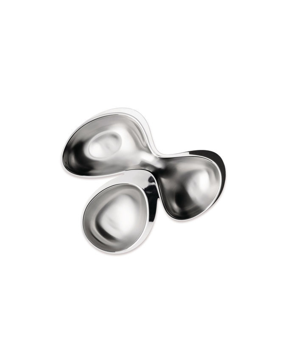 Plat à snacks en acier inoxydable, Babyboop - Alessi