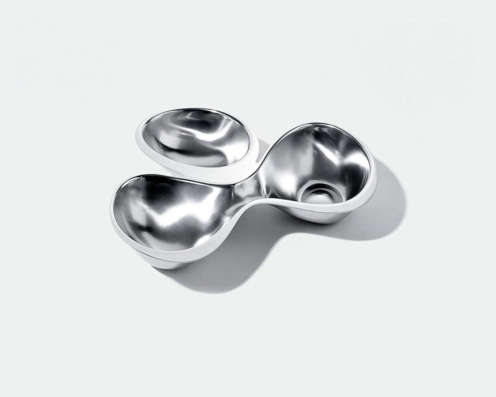 Plat à snacks en acier inoxydable, Babyboop - Alessi