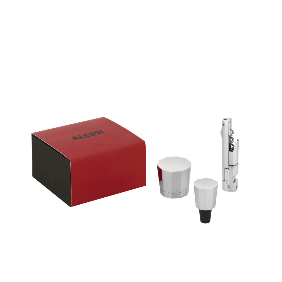Set d’accessoires pour le vin, Eugenia - Alessi dans le groupe Cocktails et Vin / Accessoires pour le vin / Autres accessoires pour le vin l\'adresse The Kitchen Lab (1466-36329)