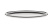 Plat à poisson en acier inoxydable, 70 cm - Alessi