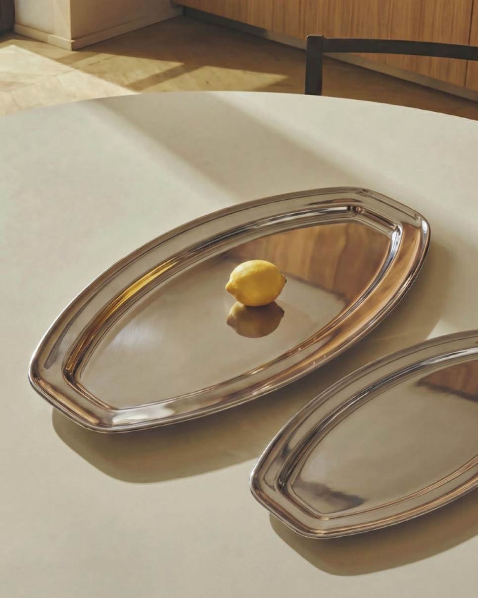 Plat à poisson en acier inoxydable, 70 cm - Alessi