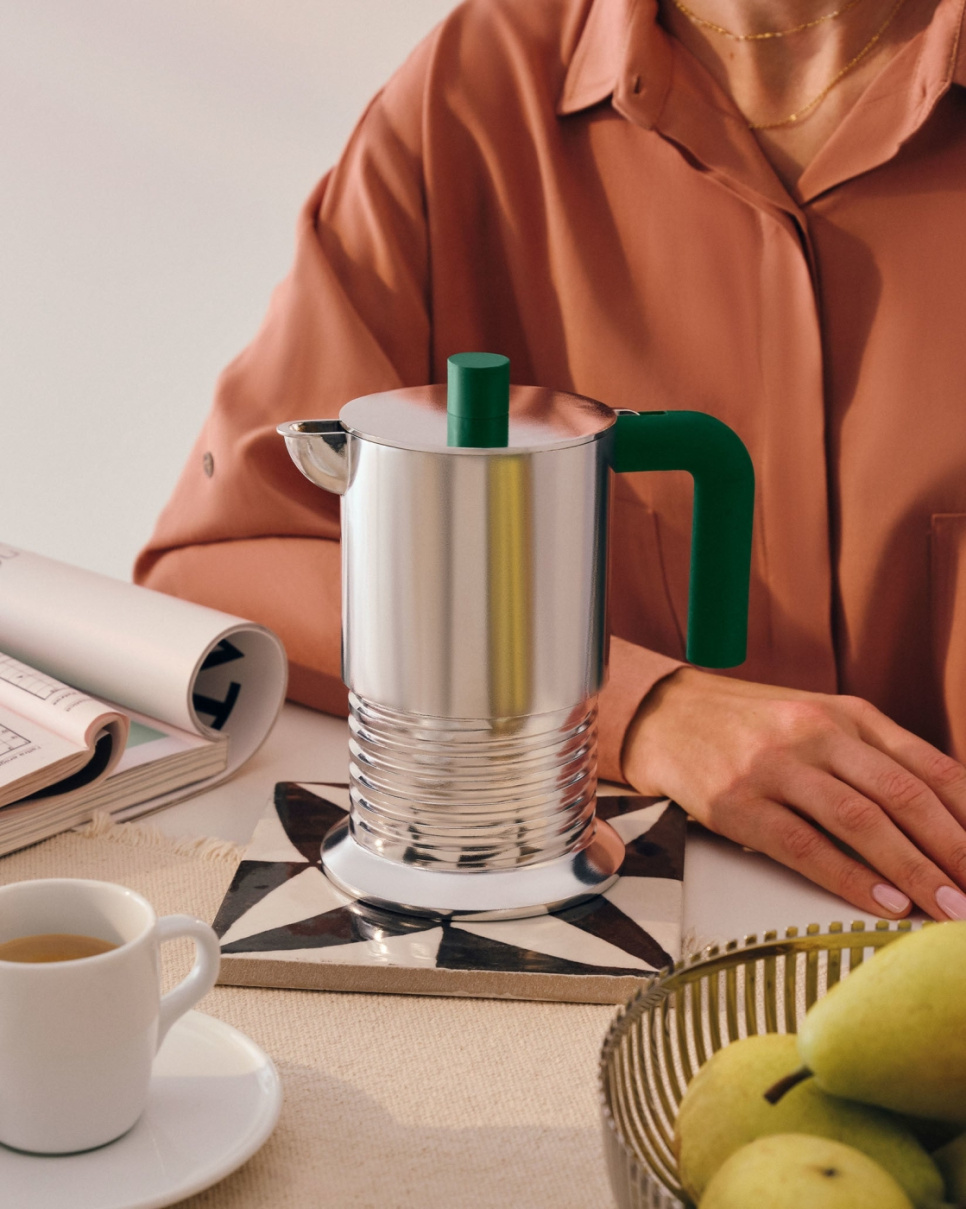 Cafetière, Vite, aluminium - Alessi
