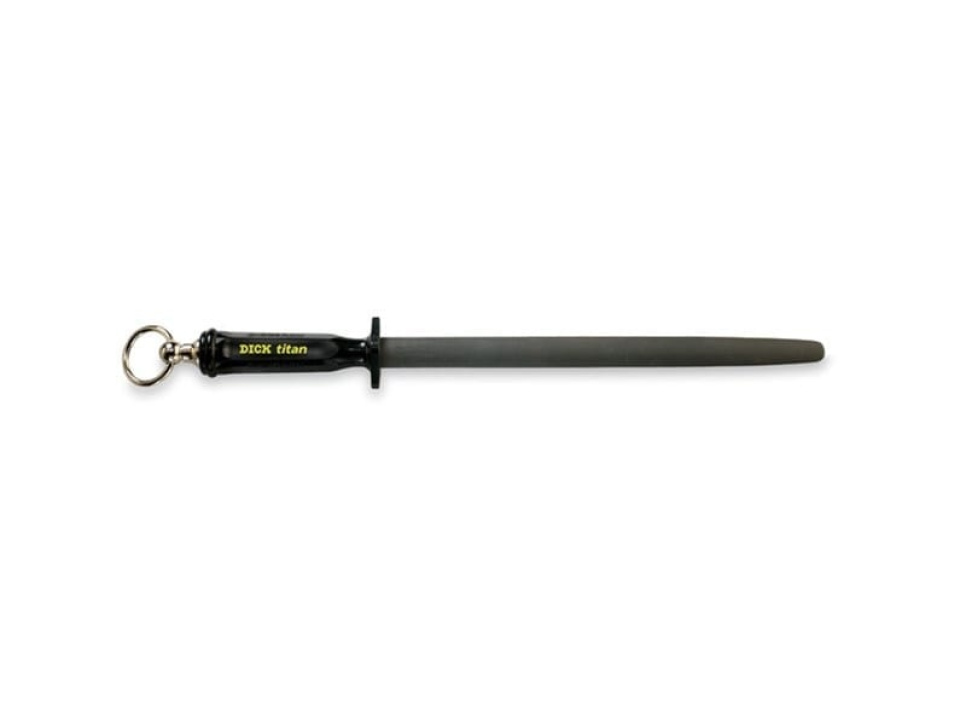 Fusil à aiguiser en titane, ovale 30cm - Dick dans le groupe Cuisine / Couteaux de cuisine / Entretien des couteaux / Fusils d’affûtage et pierres à aiguiser l\'adresse The Kitchen Lab (1482-13344)