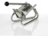 Coupe frites 8x8 mm, sur pied de table