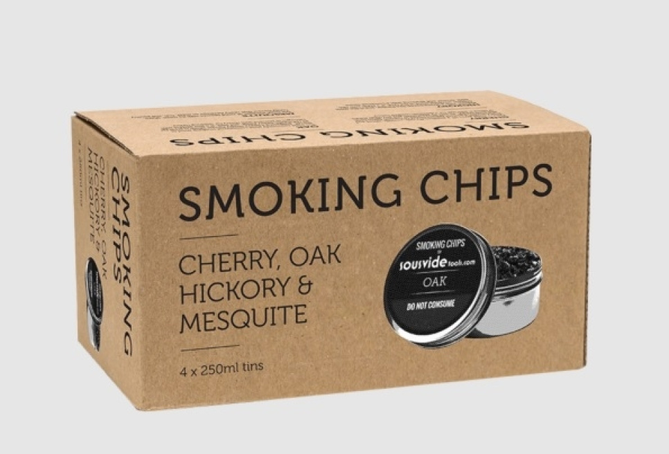 Chips de fumée pour The Smoking Gun, quatre variétés dans le groupe Électroménager / Autre Électroménager / Chalumeaux de cuisine l\'adresse The Kitchen Lab (1512-12384)