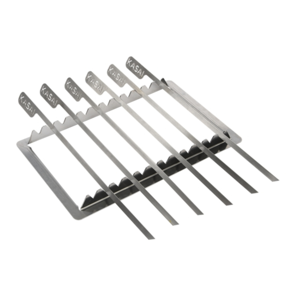 Grille à brochettes pour Medium Long - Kasai dans le groupe Barbecues, plaques de cuisson et Fours / Autres accessoires pour barbecue l\'adresse The Kitchen Lab (1512-31948)