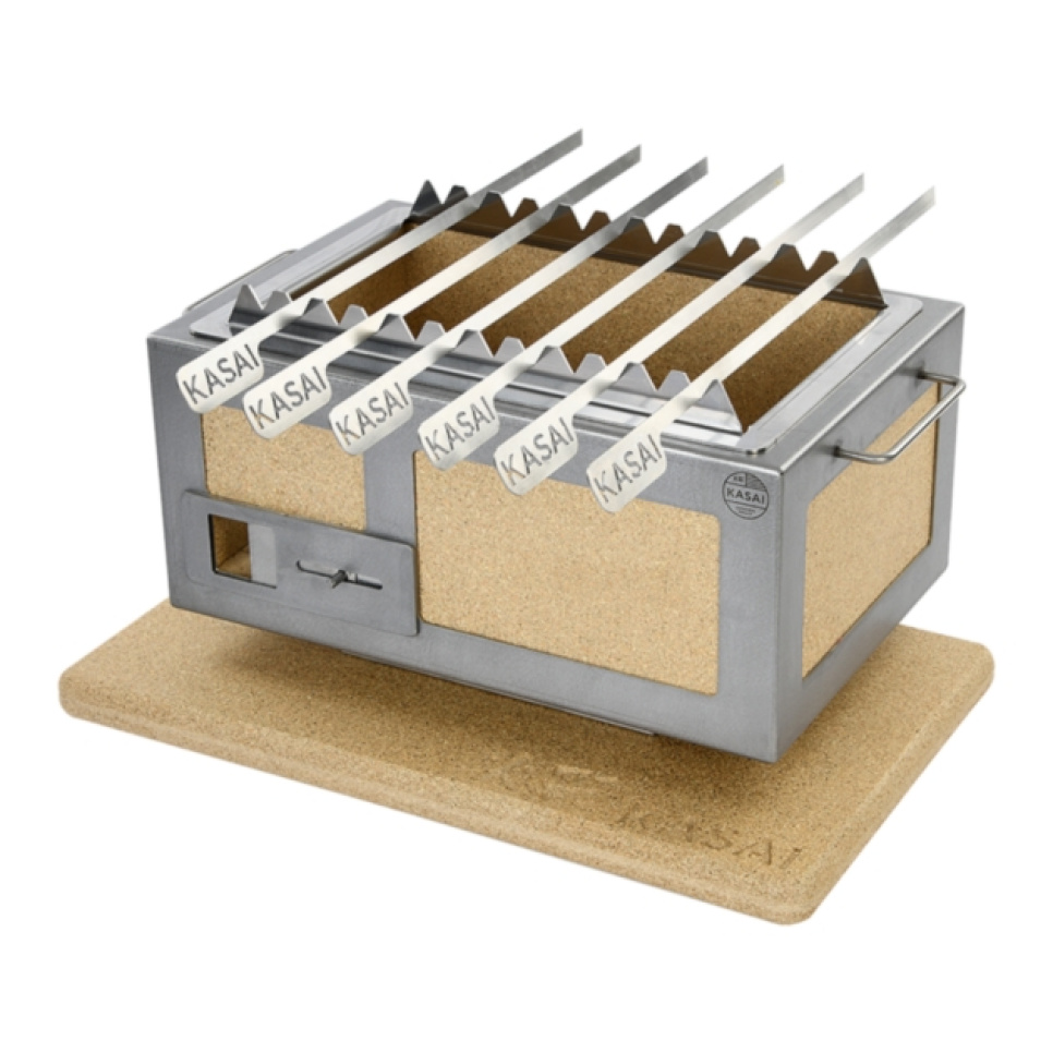 Support de brochettes de barbecue pour Long - Kasai