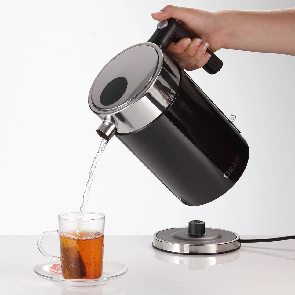 Bouilloire 1,5 L, noire - Graef