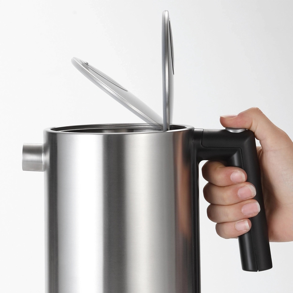 Bouilloire avec réglage de la température 1,2 L, acier inoxydable - Graef