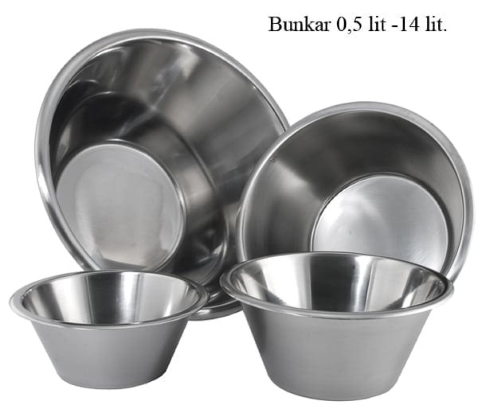 Bol en inox, modèle haut - Östlin dans le groupe Cuisine / Ustensiles de cuisine / Bols et cuves l\'adresse The Kitchen Lab (1521-13935)